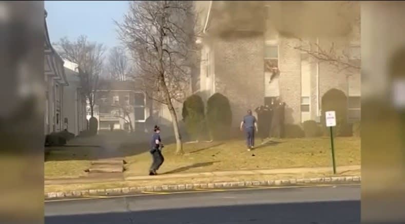 NJ Officer Catches 3-Year-Old Boy Tossed from Burning Apartment