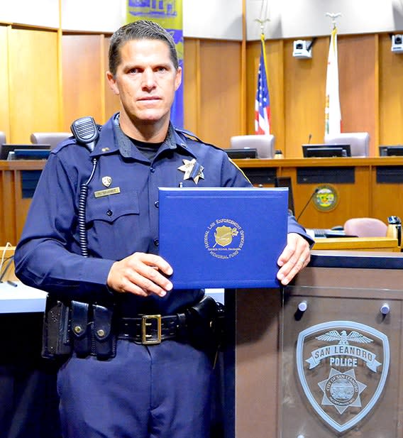 California Lieutenant Named July 2016 NLEOMF Officer of the Month