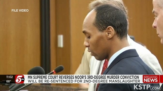 MN Supreme Court Reverses Former Officer's Murder Conviction Over Shooting of Woman