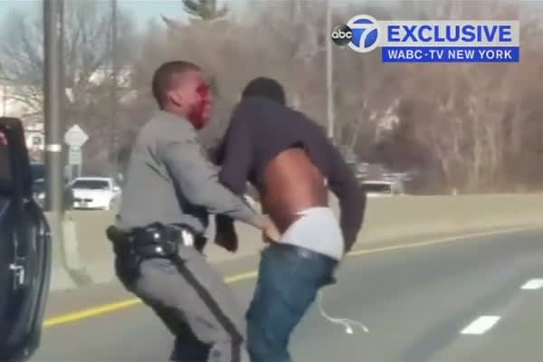 Video: New York Trooper Dragged by Vehicle