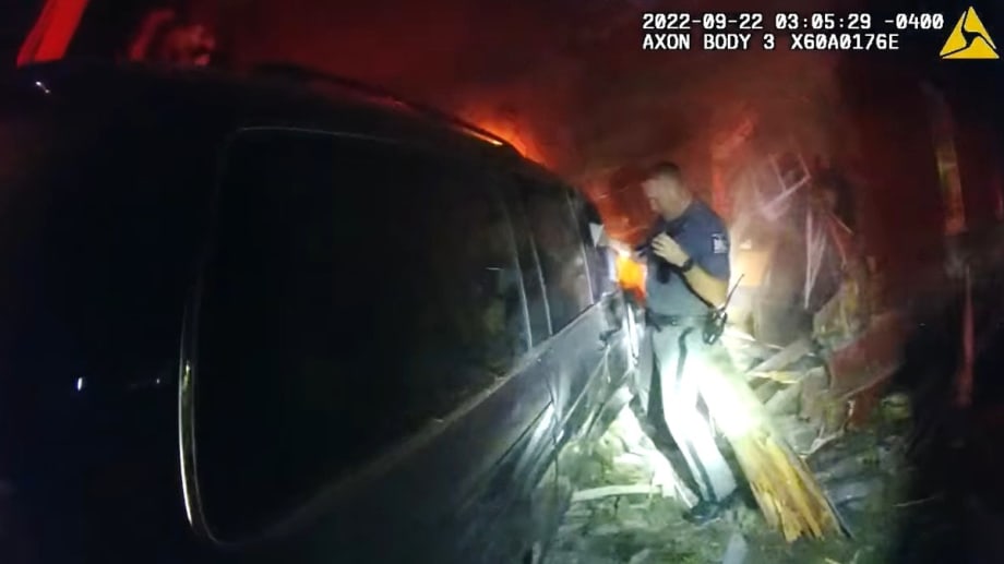 BWC Captures NY Troopers Rescuing Teen from Flaming Vehicle