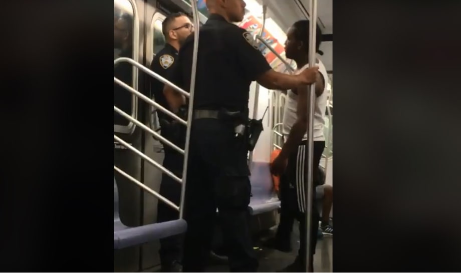 Video: New York Subway Rider Verbally Abuses Police Officer