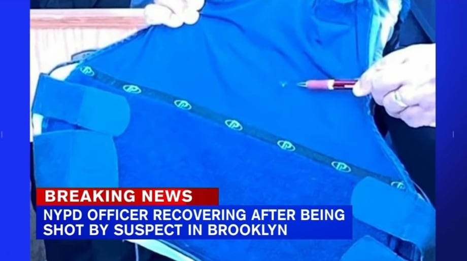 NYPD Officer Shot Multiple Times, Saved by Vest