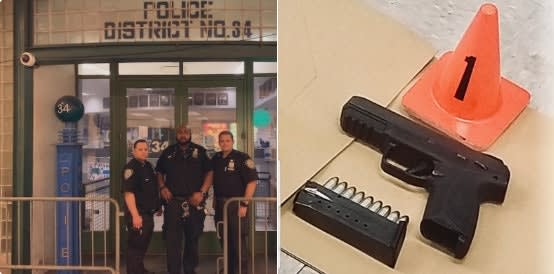 Felon Drops Loaded Pistol in Donut Shop Populated by Officers