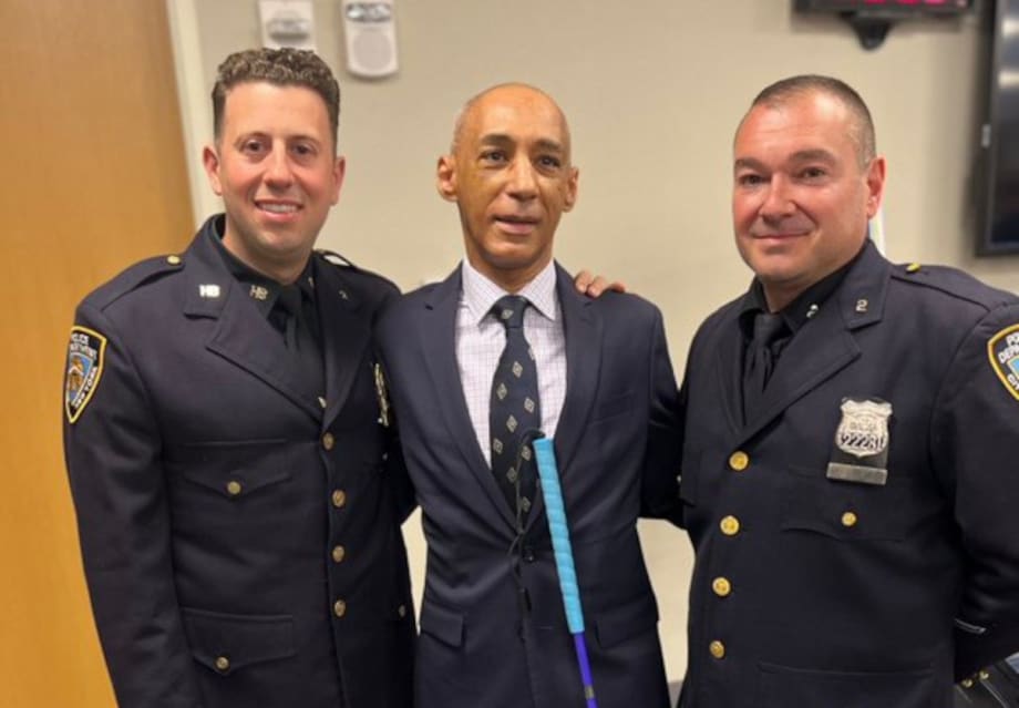 NYPD Officers Awarded for Saving Blind Man from Subway Tracks