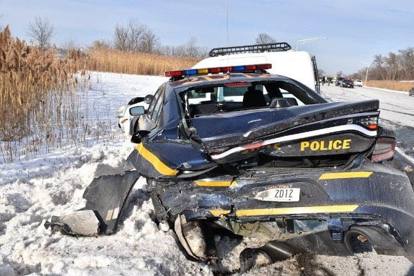 New York Trooper Injured While Investigating Crash