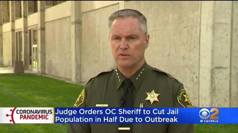 CA Sheriff Defies Judge's Order to Release Violent Inmates Over COVID