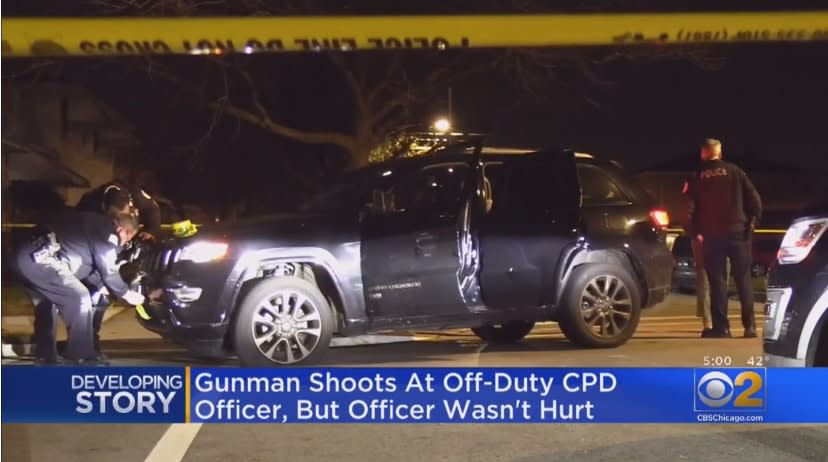 Off-Duty Chicago Officer Followed, Fired Upon in Personal Vehicle