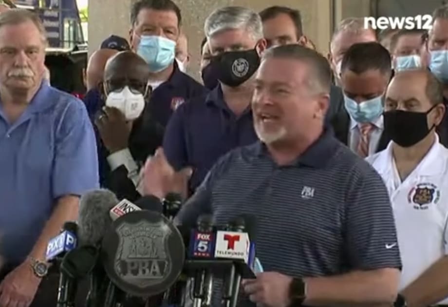 New York Police Union President Rails Against Media Portrayal of Police as "Thugs"