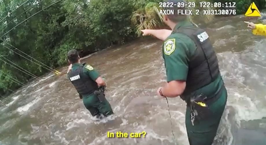 FL Deputy’s BWC Captures Video of Swiftwater Rescue