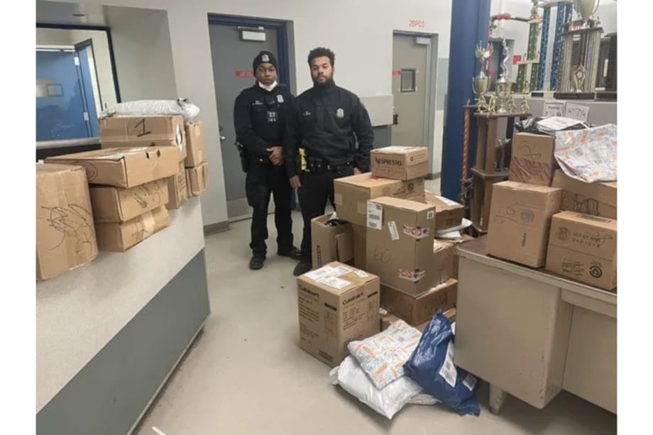 Detroit Officers Find 41 Stolen Packages in Vehicle During Traffic Stop