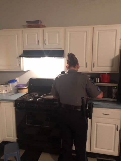 Virginia Officer Makes Pancakes for Disabled Man