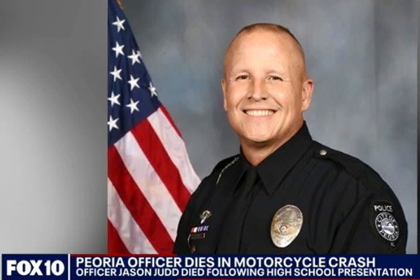 Arizona Motor Officer Dies in Crash During Demonstration at School