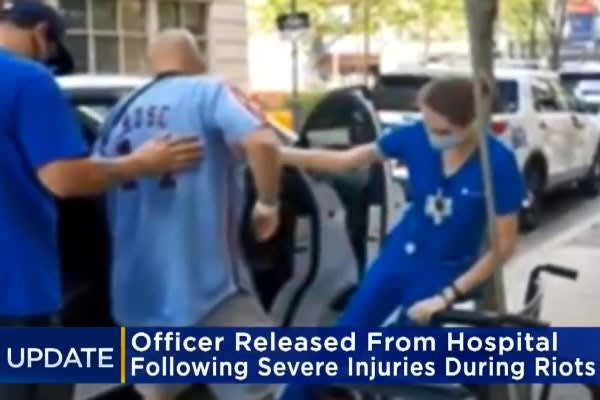 Philadelphia Officer Badly Injured in Riots Released from Hospital