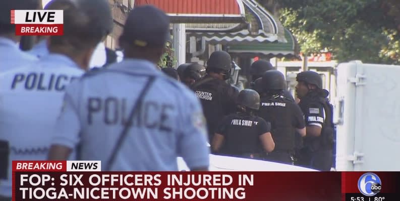 Multiple Officers Wounded, 1 Critical in North Philadelphia Shooting