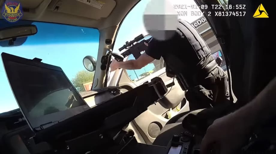 Phoenix PD Releases Video of Fatal OIS of Gunman Holding Baby