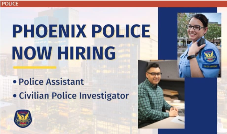 Phoenix Police to Hire 25 Civilian Investigators