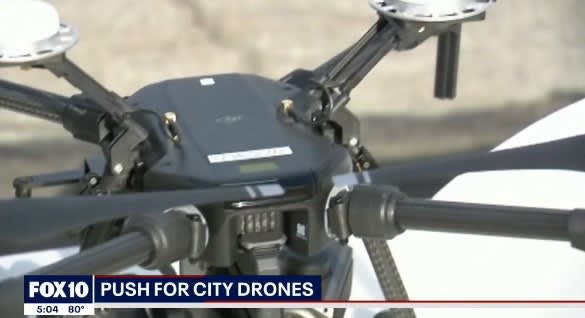 After 9 Officers Injured During Friday Standoff, Phoenix Debating Police Drones