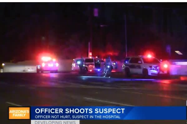 Phoenix Officer Shoots, Wounds, Knife-Wielding Man