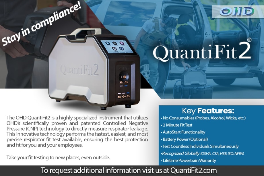 QuantiFit2 Respirator Fit Tester