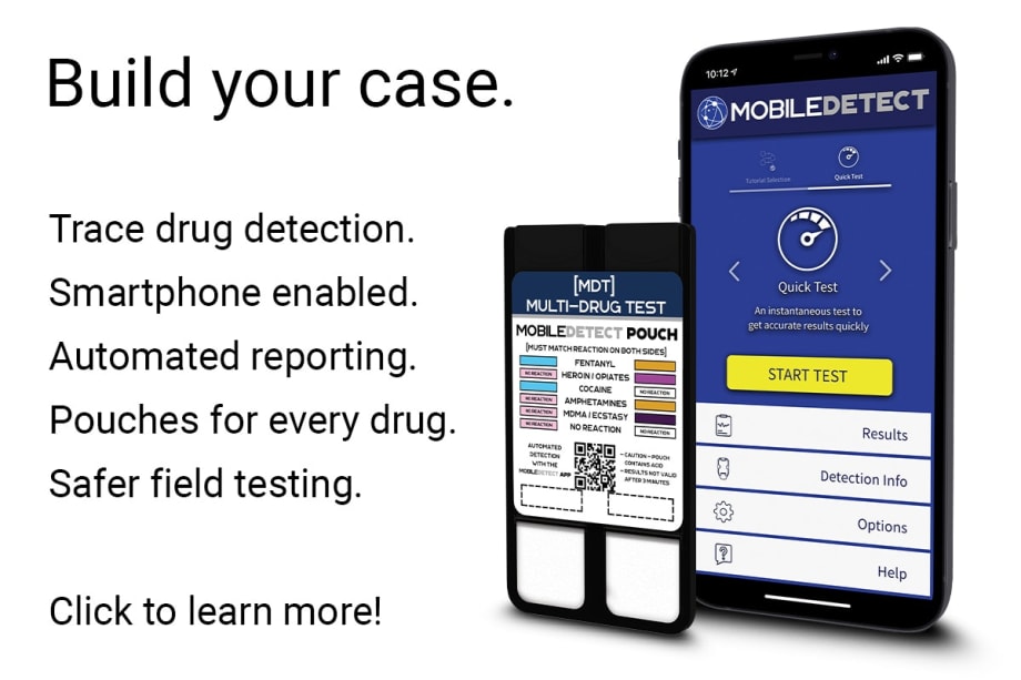 MobileDetect Trace Drug Detection