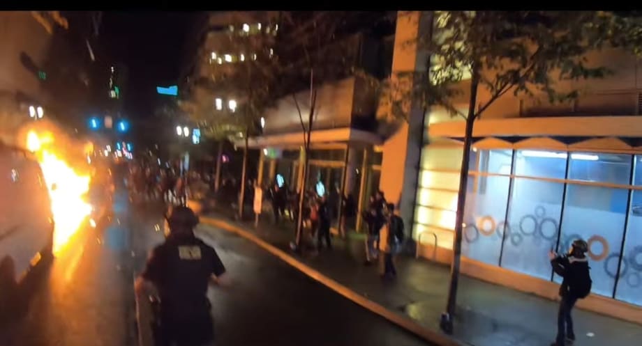 Man Accused of Throwing Firebombs at Portland Officers Arrested in Indiana