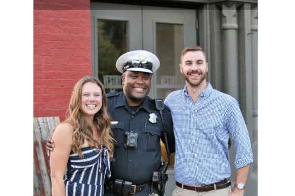 Ohio Officer Assists in Couple's Wedding Proposal