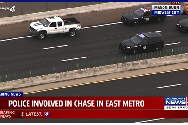 Video: Oklahoma Vehicle Pursuit Includes Bizarre Rollover