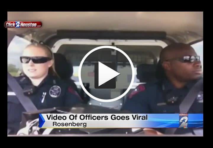 Dash Cam Video: Texas Officers Lip Synch to Pop Song