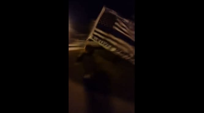 Video: Florida Boy Carries Blue Line Flag to Honor Fallen Officers on One-Mile Runs
