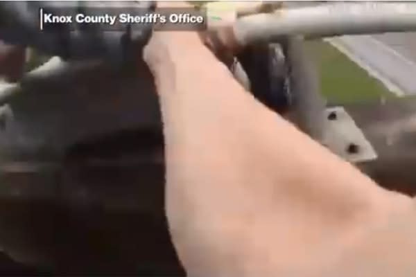 Video: TN Officers Save Man Attempting to Jump from Bridge