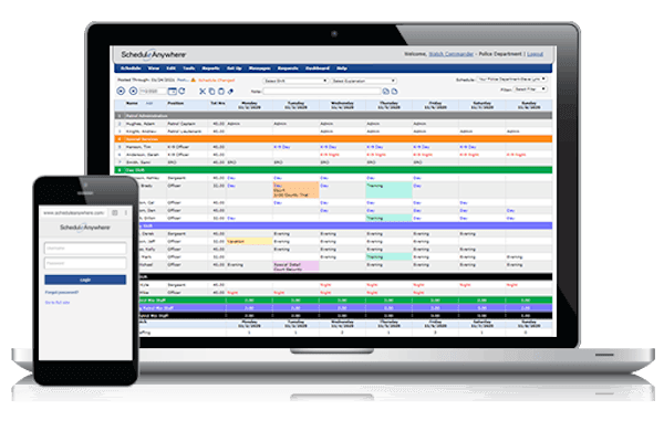 Officer Scheduling Software