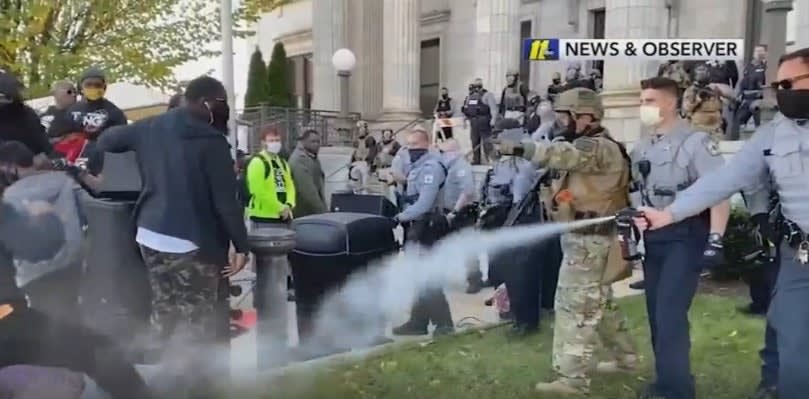 North Carolina Chief, Sheriff Sued Over Election March Incident