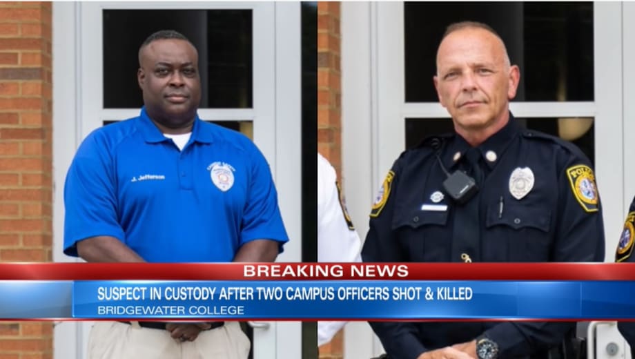 VA Man Charged with Felony Capital Murder in Shooting of Officers on College Campus