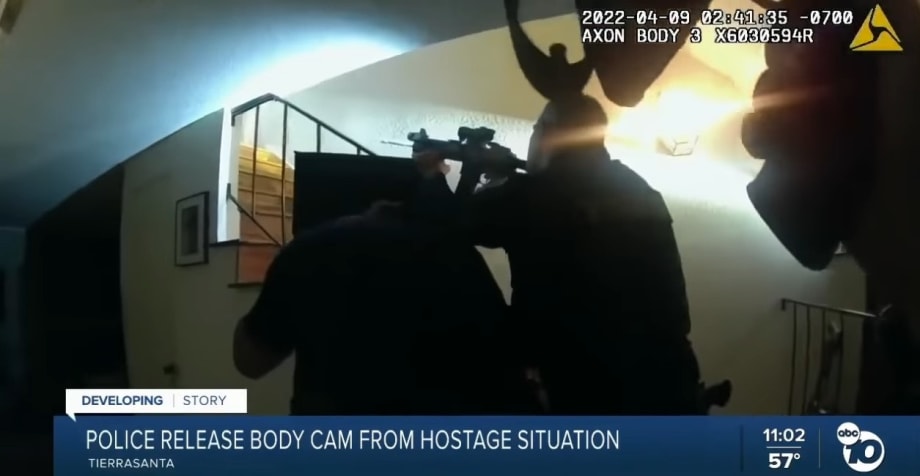 Bodycam Captures IN Officers Catching Children Dropped From Window to Escape Fire