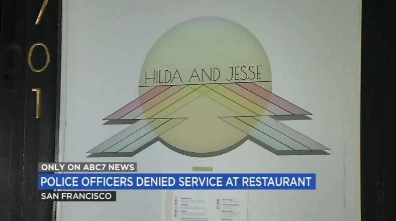 San Francisco Restaurant Apologizes for Seating then Refusing to Serve Armed Officers