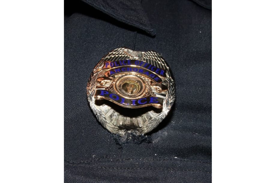 Anchorage Officer Shot in Badge, Saved by Body Armor