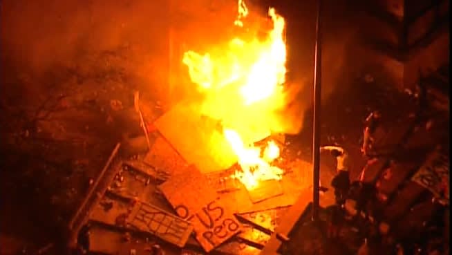 Minneapolis Police Precinct Burned in Riots