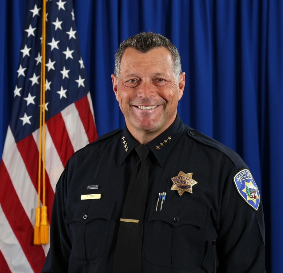 Chief Andrew Mills [|CREDIT|]Photo: Santa Cruz (CA) Police Department