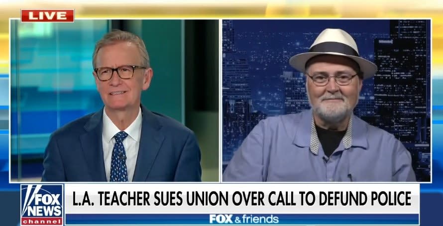 California Teacher Sues His Union Over Its Calls to Defund Police