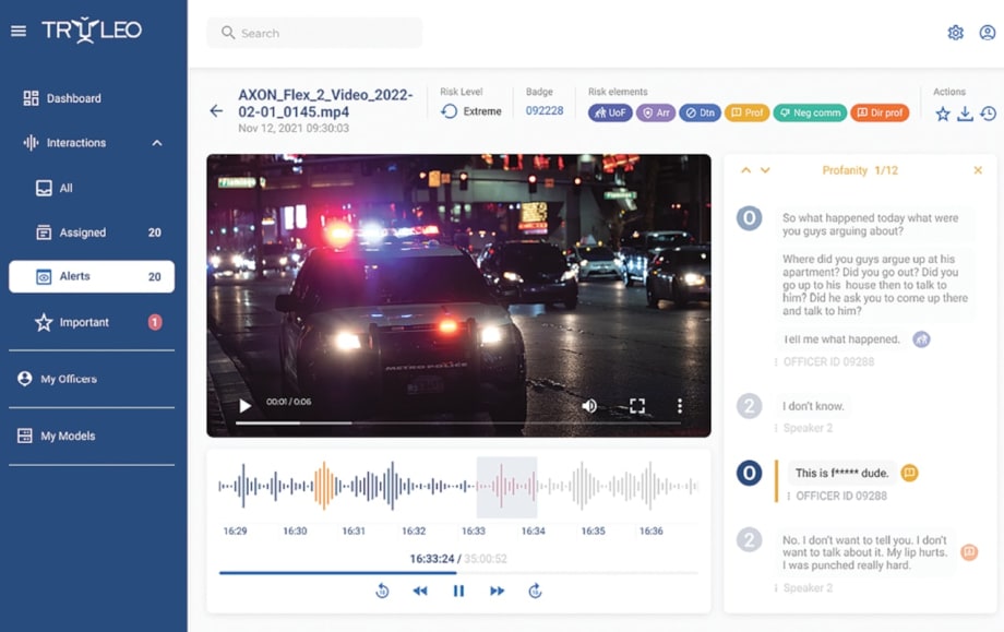 My Technology Can…Automate Body-Worn Camera Reviews