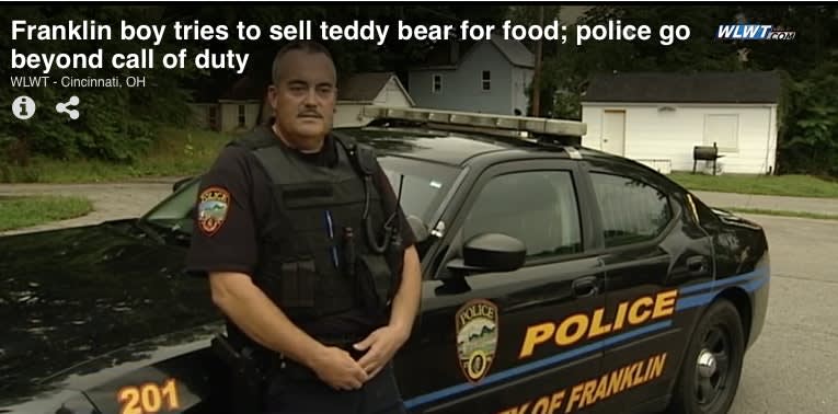Video: Ohio Officer Helps Neglected 7-Year-Old Boy Trying to Sell Toy for Food