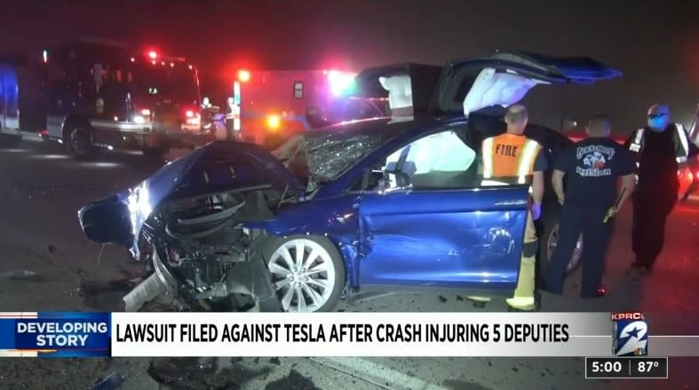 Lawsuit Filed Against Tesla Over Autopilot Accident that Injured TX Officers