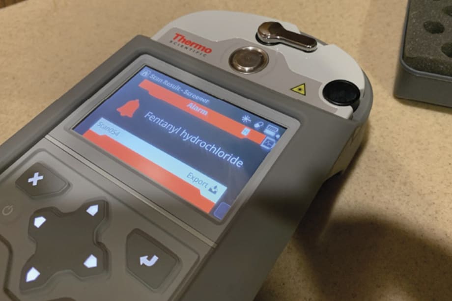 The Thermo Scientific Gemini Analyzer can now make chemical identification of substances with a concentration between 1% and 10%. (Photo: Thermo Fisher Scientific)[|CREDIT|]