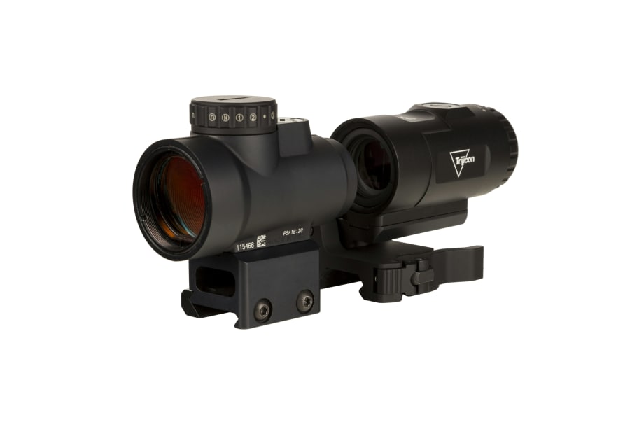 Trijicon MRO HD 1x25 Red Dot Sight with 3x Magnifier[|CREDIT|]Photo: Trijicon Inc.