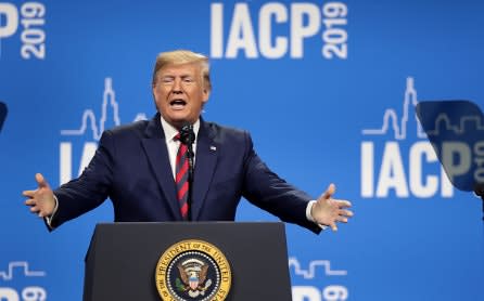 Trump Delivers Remarks at IACP Conference