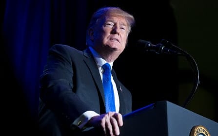 President Trump to Chiefs, Sheriffs at National Conference: "The Wall is Coming"