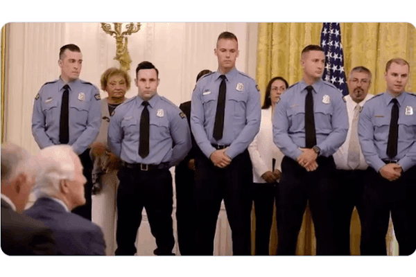 Ohio Officers Appear in White House Christmas Address