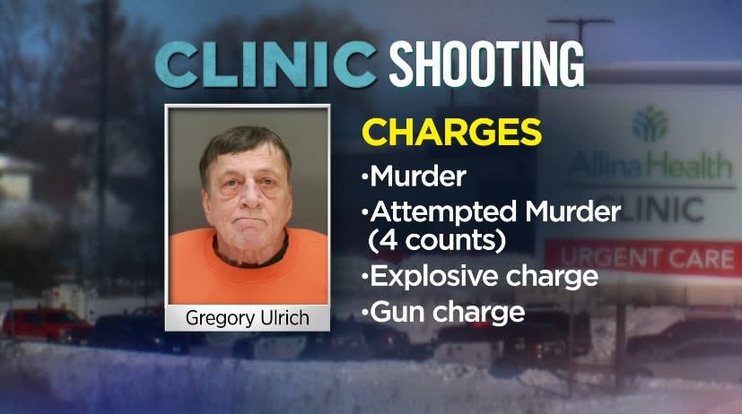 Charges Reveal MN Clinic Shooting Suspect Set Off Bombs During Attack