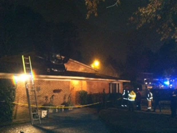 S.C. Police Don't Know How Suspect Drove onto House Roof